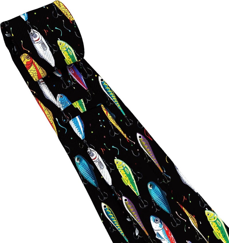 Guhothli Mens Funny Neckties Fashion Neck Ties Formal Party Novetly Tie for Men - Image 3